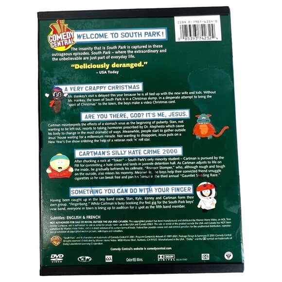 South Park Winter Wonderland DVD 4 Hilariously Offensive Episodes Comedy Central - Picture 3 of 6